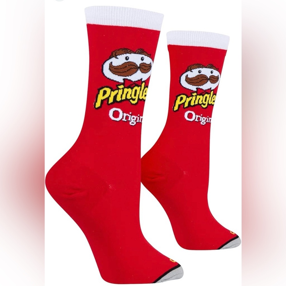 Pringle Red and Yellow Crew Socks for Men